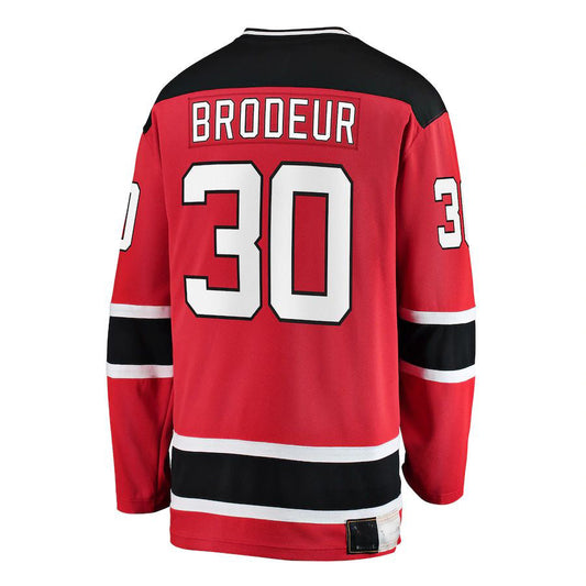 NJ.Devils #30 Martin Brodeur Fanatics Branded Premier Breakaway Retired Player Jersey  Red Stitched American Hockey Jerseys CustomName