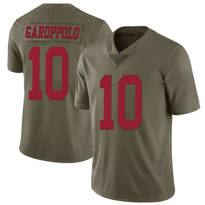 Men's #10 Jimmy Garoppolo SF.49ers Limited Stitched Jerseys
