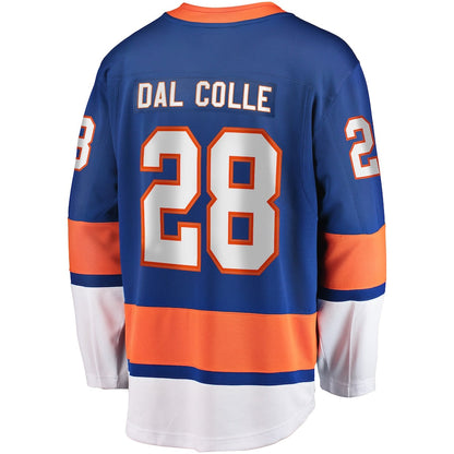 NY.Islanders #28 Michael Dal Colle Fanatics Branded Replica Player Jersey Royal Stitched American Hockey Jerseys CustomName