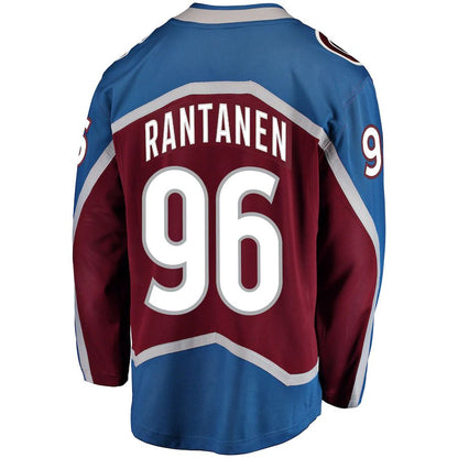 C.Avalanche #96 Mikko Rantanen Fanatics Branded Home Premier Breakaway Player Jersey  Burgundy Stitched American Hockey Jerseys CustomName