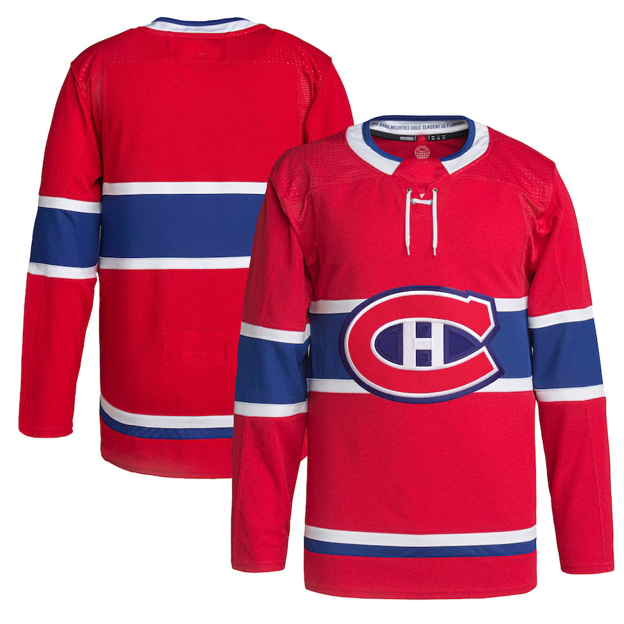 M.Canadiens Home Primegreen Authentic Pro Jersey Red Stitched American Hockey Jerseys CustomName