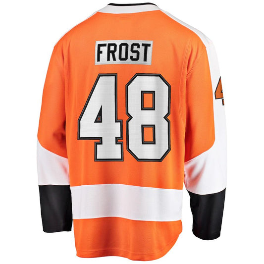 P.Flyers #48 Morgan Frost Fanatics Branded Breakaway Player Jersey Orange Stitched American Hockey Jerseys CustomName