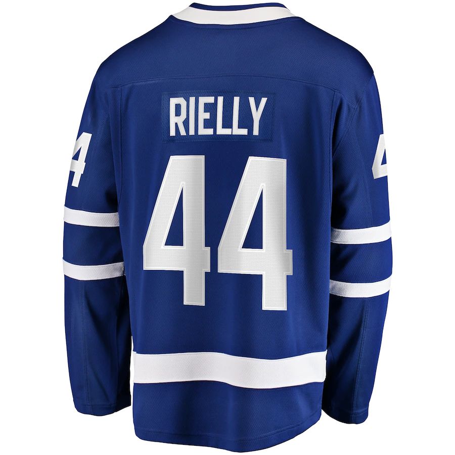 T.Maple Leafs #44 Morgan Rielly Fanatics Branded Home Breakaway Player Jersey Blue Stitched American Hockey Jerseys CustomName