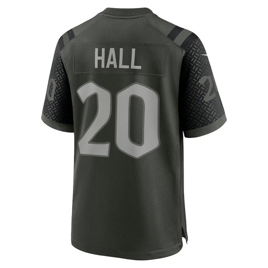 NY.Jets #20 Breece Hall 2025 Rivalries Collection Game Jersey-CustomName - Gotham Green Stitched American Football Jersey-CustomName