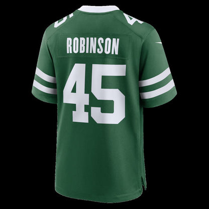 NY.Jets #45 Mark Robinson Legacy Green Team Game Stitched American Football Jerseys