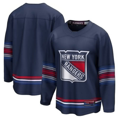 NY.Rangers Fanatics Alternate Premier Breakaway Jersey - Navy Stitched American Hockey Jerseys CustomName