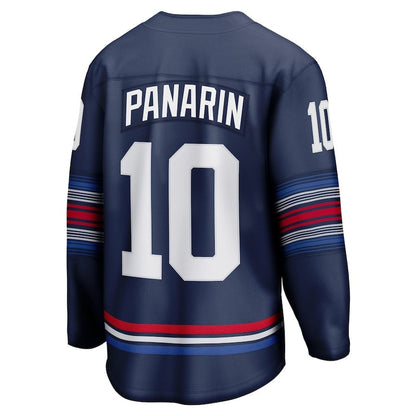 NY.Rangers #10 Artemi Panarin Fanatics Alternate Premier Breakaway Player Jersey - Navy Stitched American Hockey Jerseys CustomName