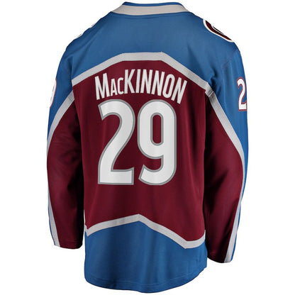 C.Avalanche #29 Nathan MacKinnon Fanatics Branded Breakaway Player Jersey Burgundy Stitched American Hockey Jerseys CustomName