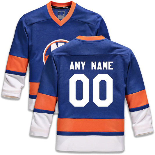 Custom NY.Islanders Fanatics Branded Home Replica  Royal Stitched American Hockey Jerseys CustomName