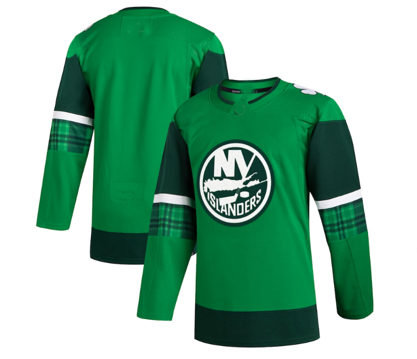 NY.Islanders 2023 St. Patrick's Day Primegreen Authentic Jersey - Kelly Green Stitched American Hockey Jerseys CustomName