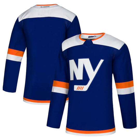NY.Islanders Alternate Authentic Blank Jersey Blue Stitched American Hockey Jerseys CustomName