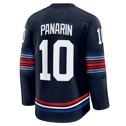 NY.Rangers #10 Artemi Panarin Fanatics Alternate Premium Jersey - Navy Stitched American Hockey Jerseys CustomName