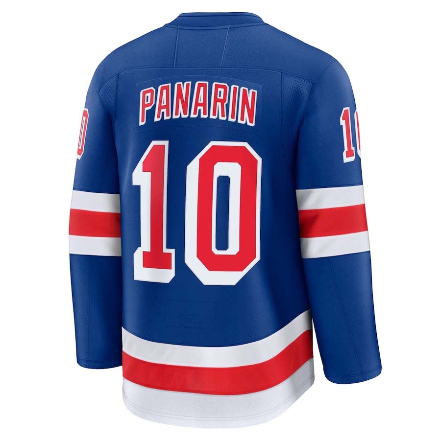 NY.Rangers #10 Artemi Panarin Fanatics Home Premium Jersey - Blue Stitched American Hockey Jerseys CustomName