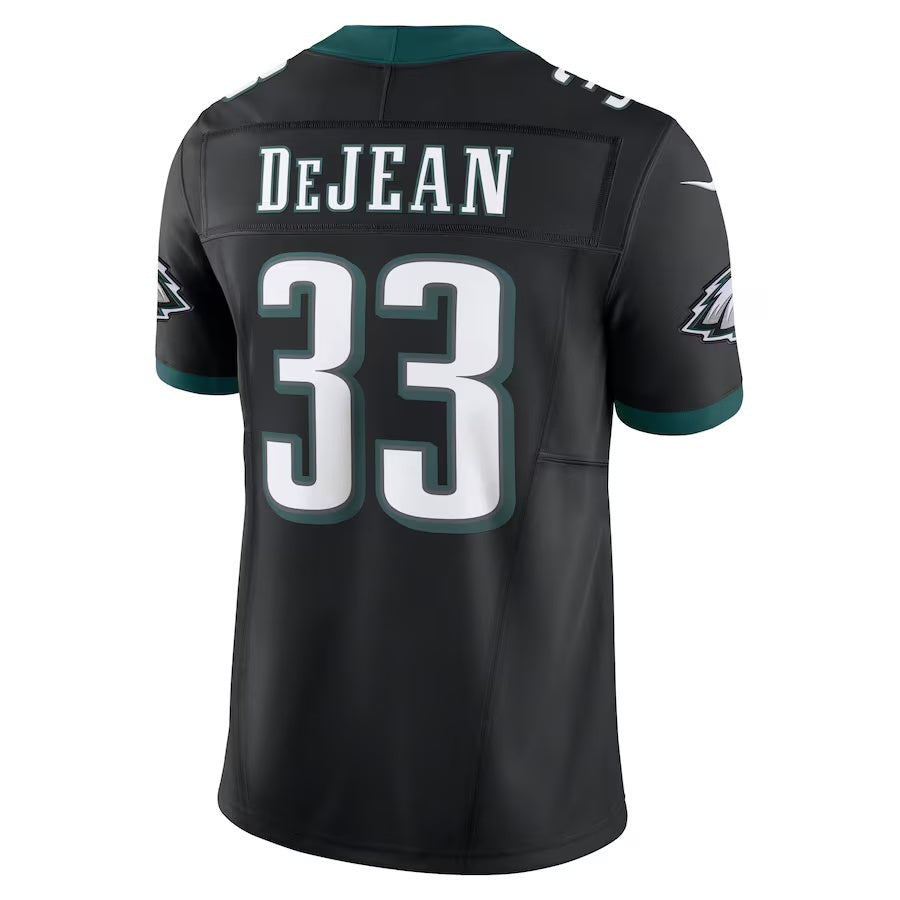 P.Eagles #33 Cooper DeJean Black Alternate Vapor F.U.S.E. Limited Stitched American Football Jerseys