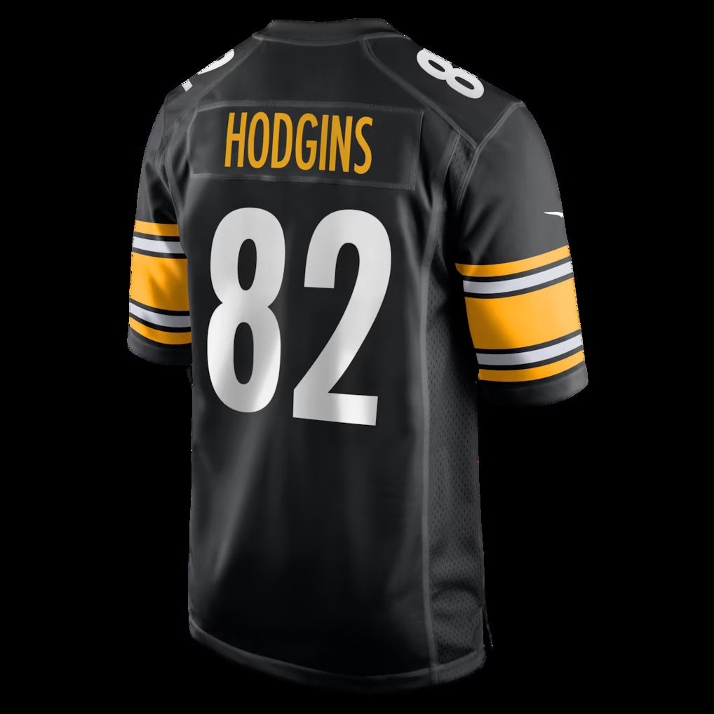 P.Steelers #82 Isaiah Hodgins Black Team Game Stitched American Football Jerseys CustomName