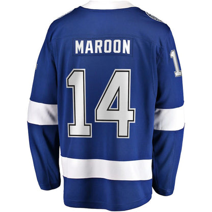 TB.Lightning #14 Pat Maroon Fanatics Branded Replica Player Jersey  Blue Stitched American Hockey Jerseys CustomName