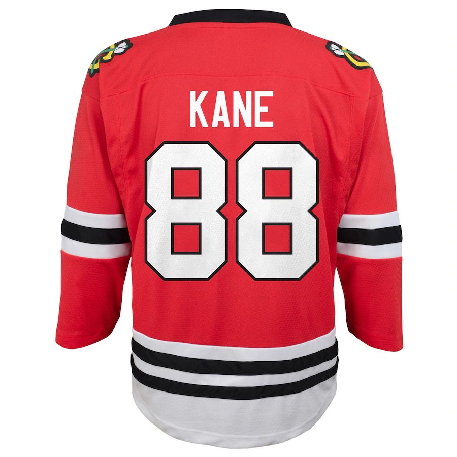 C.Blackhawks #88 Patrick Kane Preschool Replica Player Jersey Red Stitched American Hockey Jerseys CustomName