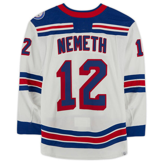 NY.Rangers #12 Patrik Nemeth Fanatics Authentic Game-Used White Stitched American Hockey Jerseys CustomName