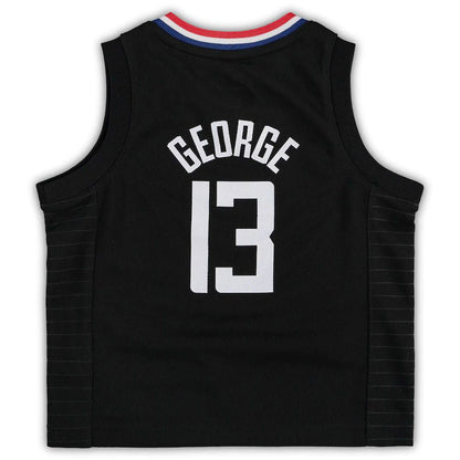 LA.Clippers #13 Paul George Jordan Brand Toddler 2020-21 Jersey  Statement Edition Black Stitched American Basketball Jersey