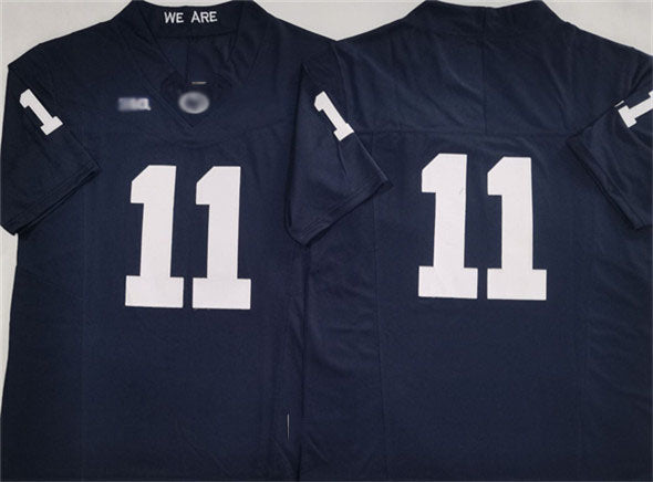 P.State Nittany Lions #11 Abdul Carter Navy 2024 F.U.S.E. No Name Stitched College Jerseys