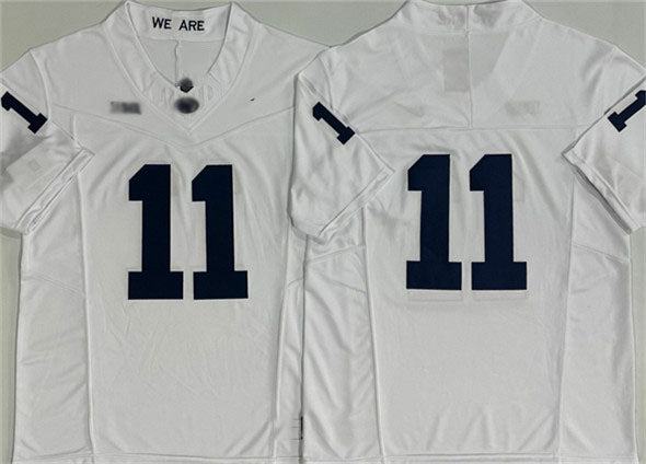 P.State Nittany Lions #11 Abdul Carter White 2024 F.U.S.E. No Name Stitched College Jerseys