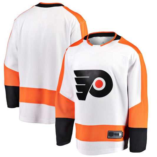 P.Flyers Fanatics Branded Breakaway Away Jersey White Stitched American Hockey Jerseys CustomName