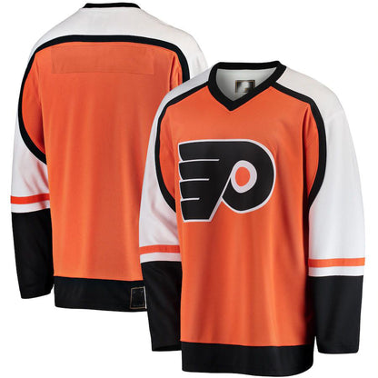P.Flyers Fanatics Branded Premier Breakaway Heritage Blank Jersey Orange Stitched American Hockey Jerseys CustomName