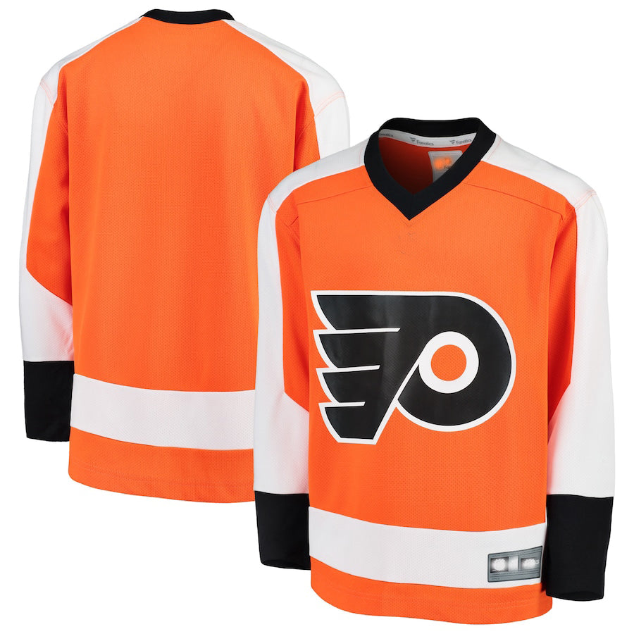 P.Flyers Fanatics Branded Home Replica Blank Jersey Orange Stitched American Hockey Jerseys CustomName