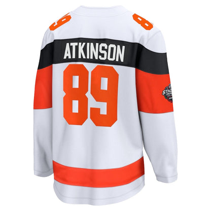 P.Flyers #89 Cam Atkinson Fanatics 2024 Stadium Series Breakaway Player Jersey ¨C White Stitched American Hockey Jerseys CustomName