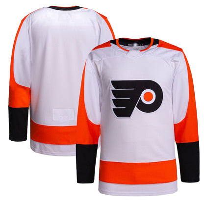 P.Flyers Away Authentic Pro Jersey White Stitched American Hockey Jerseys CustomName
