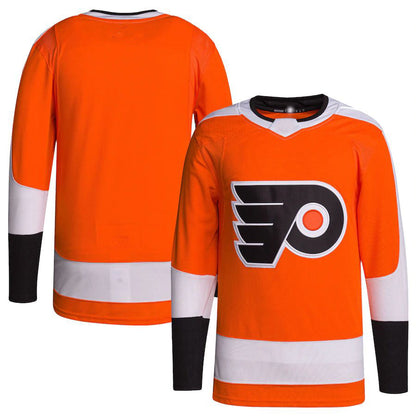 P.Flyers Home Primegreen Authentic Pro Blank Jersey Orange Stitched American Hockey Jerseys CustomName