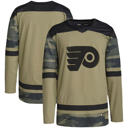 P.Flyers Military Appreciation Team Authentic Practice Jersey Camo Stitched American Hockey Jerseys CustomName