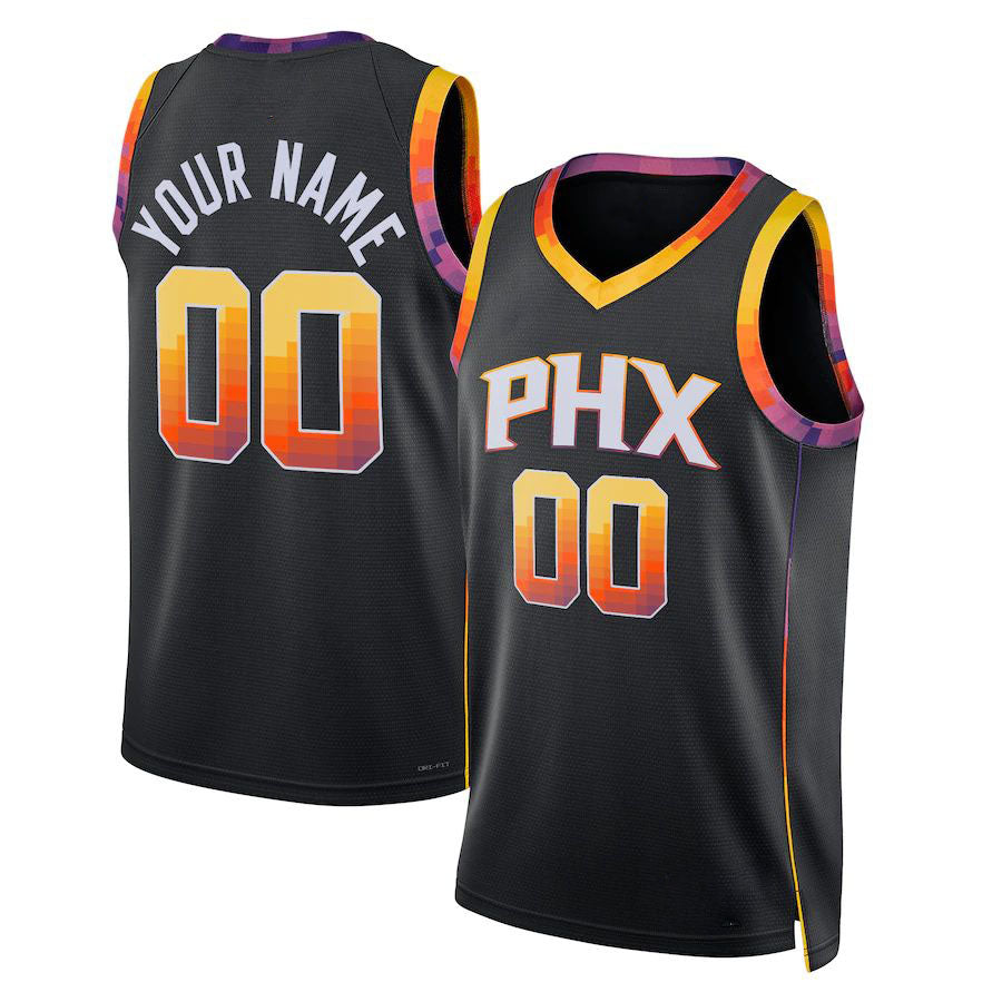 Custom P.Suns Jordan Brand Unisex 2022-23 Swingman Custom Jersey Statement Edition  Black Stitched Basketball Jersey