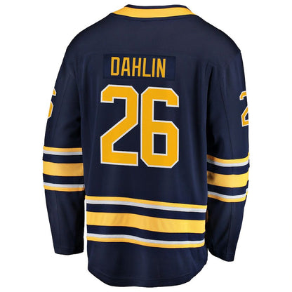 B.Sabres #26 Rasmus Dahlin Fanatics Branded Premier Breakaway Player Jersey Navy Stitched American Hockey Jerseys CustomName