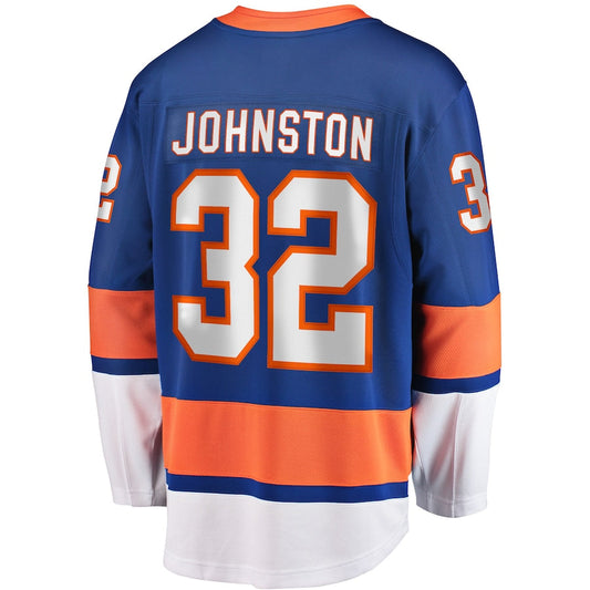 NY.Islanders #32 Ross Johnston Fanatics Branded Home Breakaway Player Jersey Royal Stitched American Hockey Jerseys CustomName