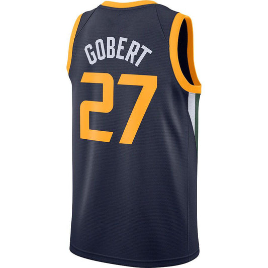 U.Jazz #27 Rudy Gobert 2020-21 Swingman Jersey Navy Icon Edition Stitched American Basketball Jersey