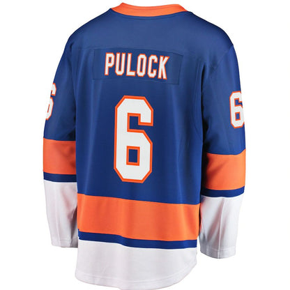 NY.Islanders #6 Ryan Pulock Fanatics Branded Breakaway Player Jersey Royal Stitched American Hockey Jerseys CustomName