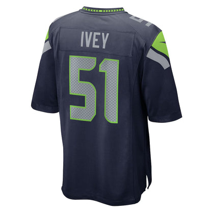 S.Seahawks #51 Jared Ivey College Navy Team Game Stitched American Football Jerseys CustomName