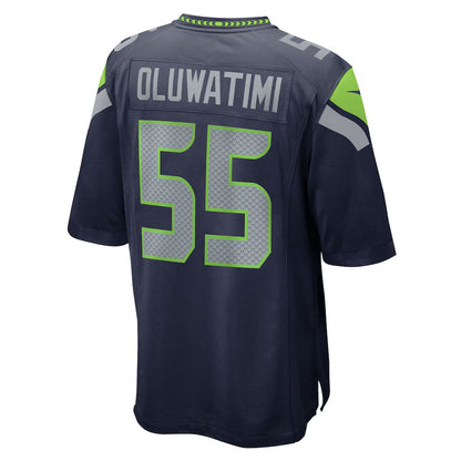 S.Seahawks #55 Olu Oluwatimi College Navy Team Game Stitched American Football Jerseys CustomName