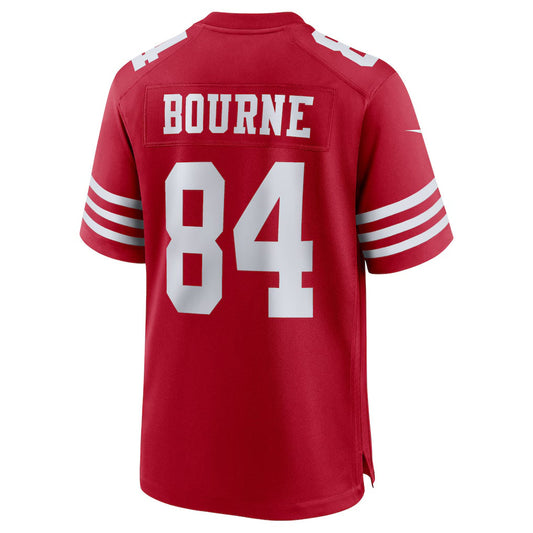 SF.49ers #84 Kendrick Bourne Scarlet Team Game Stitched American Football Jerseys CustomName