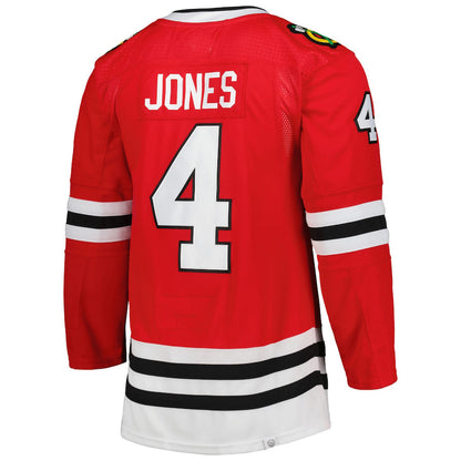 C.Blackhawks #4 Seth Jones Primegreen Authentic Pro Home Player Jersey Red Stitched American Hockey Jerseys CustomName