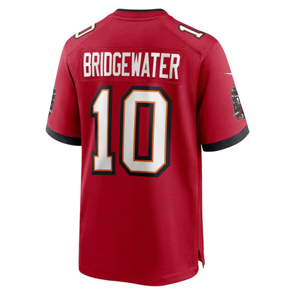 TB.Buccaneers #10 Teddy Bridgewater Red Team Game American Football Jerseys CustomName
