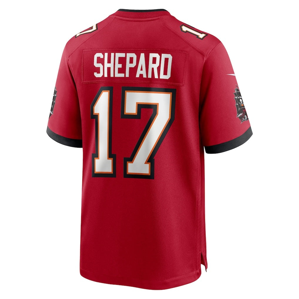 TB.Buccaneers #17 Sterling Shepard Red Team Game American Football Jerseys CustomName