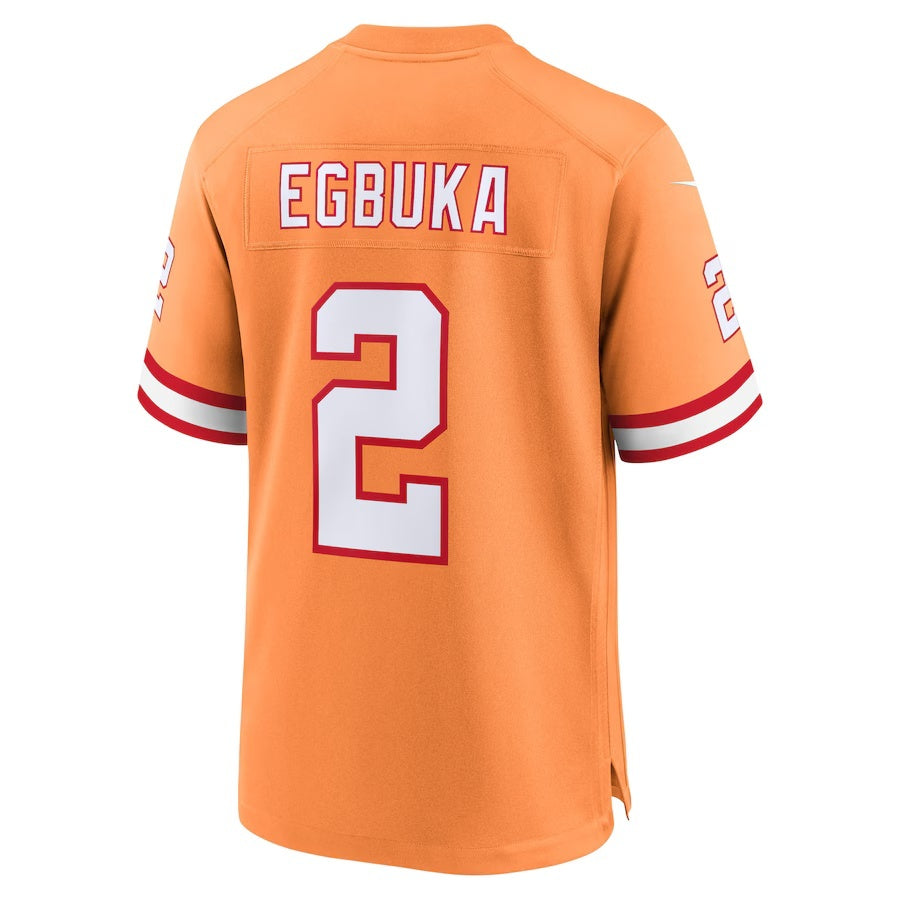 TB.Buccaneers #2 Emeka Egbuka Creamsicle Alternate 2 Game American Football Jerseys CustomName