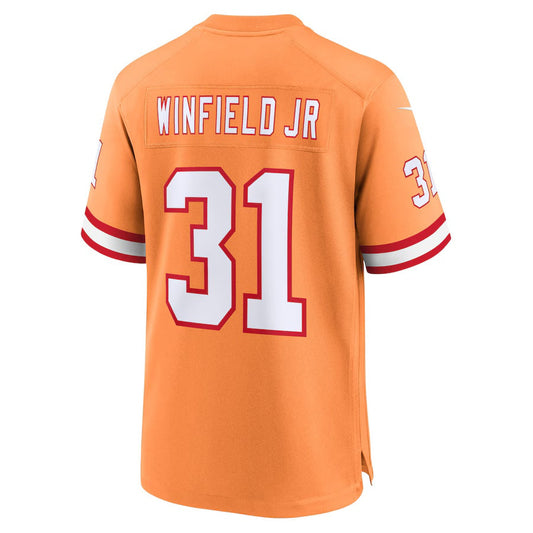 TB.Buccaneers #31 Antoine Winfield Jr. Creamsicle 50th Season Game American Football Jerseys