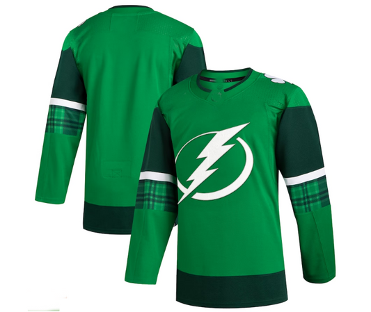 TB.Lightning 2023 St. Patrick's Day Primegreen Authentic Jersey - Kelly Green Stitched American Hockey Jerseys CustomName