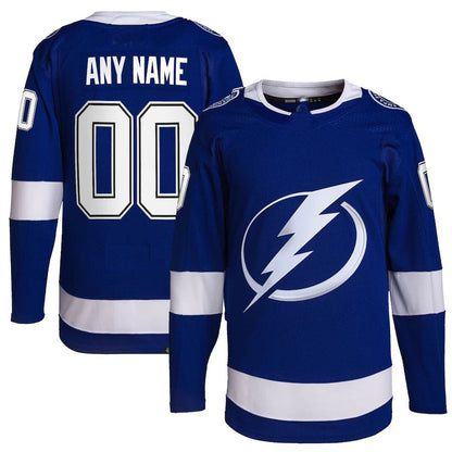 Custom TB.Lightning Home Primegreen Authentic Pro Jersey Royal Stitched American Hockey Jerseys CustomName
