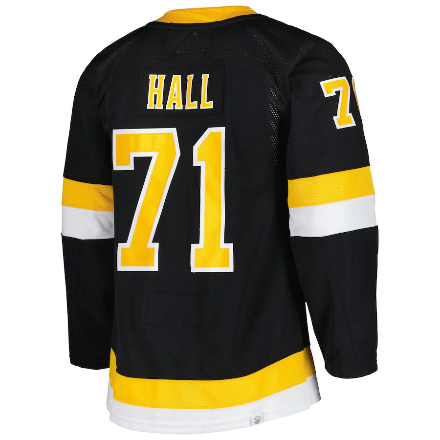 B.Bruins #71 Taylor Hall Primegreen Authentic Pro Alternate Player Jersey Black Stitched American Hockey Jerseys CustomName