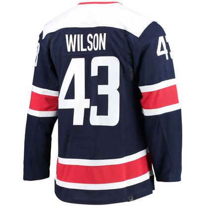 W.Capitals #43 Tom Wilson 2020-21 Alternate Primegreen Authentic Pro Player Jersey Navy Stitched American Hockey Jerseys CustomName