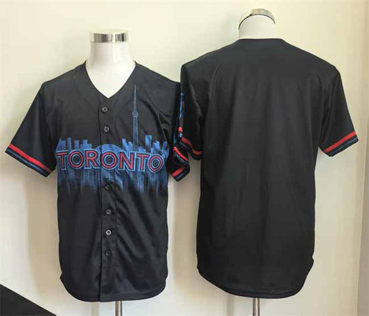Toronto Blue Jays Blank Navy 2024 City Connect Limited Stitched Baseball Jersey